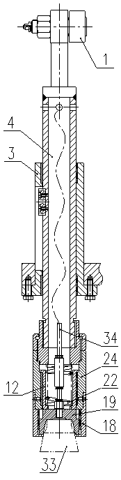 Cap head pressing device