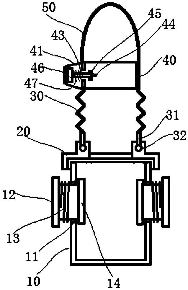 Closed ampoule breaking device