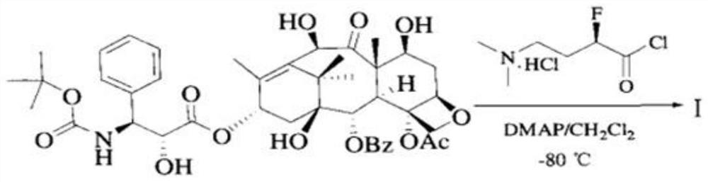 Industrial synthesis method of water-soluble docetaxel derivative