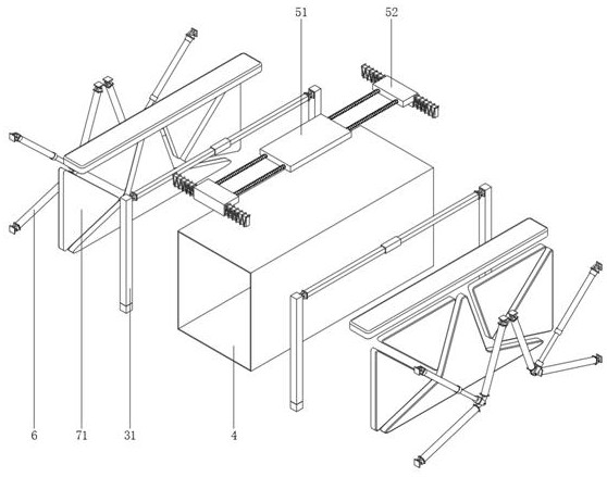 Environment-friendly container with high anti-vibration performance