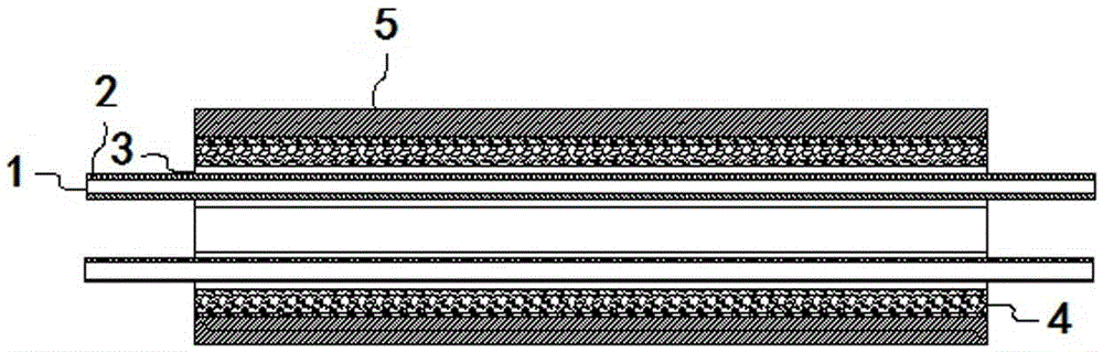 High-temperature-resistant multipath signal cable for sensor