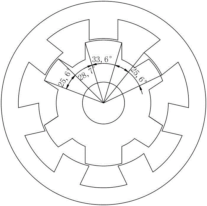 Electrombile wheel hub motor with centralized excitation function