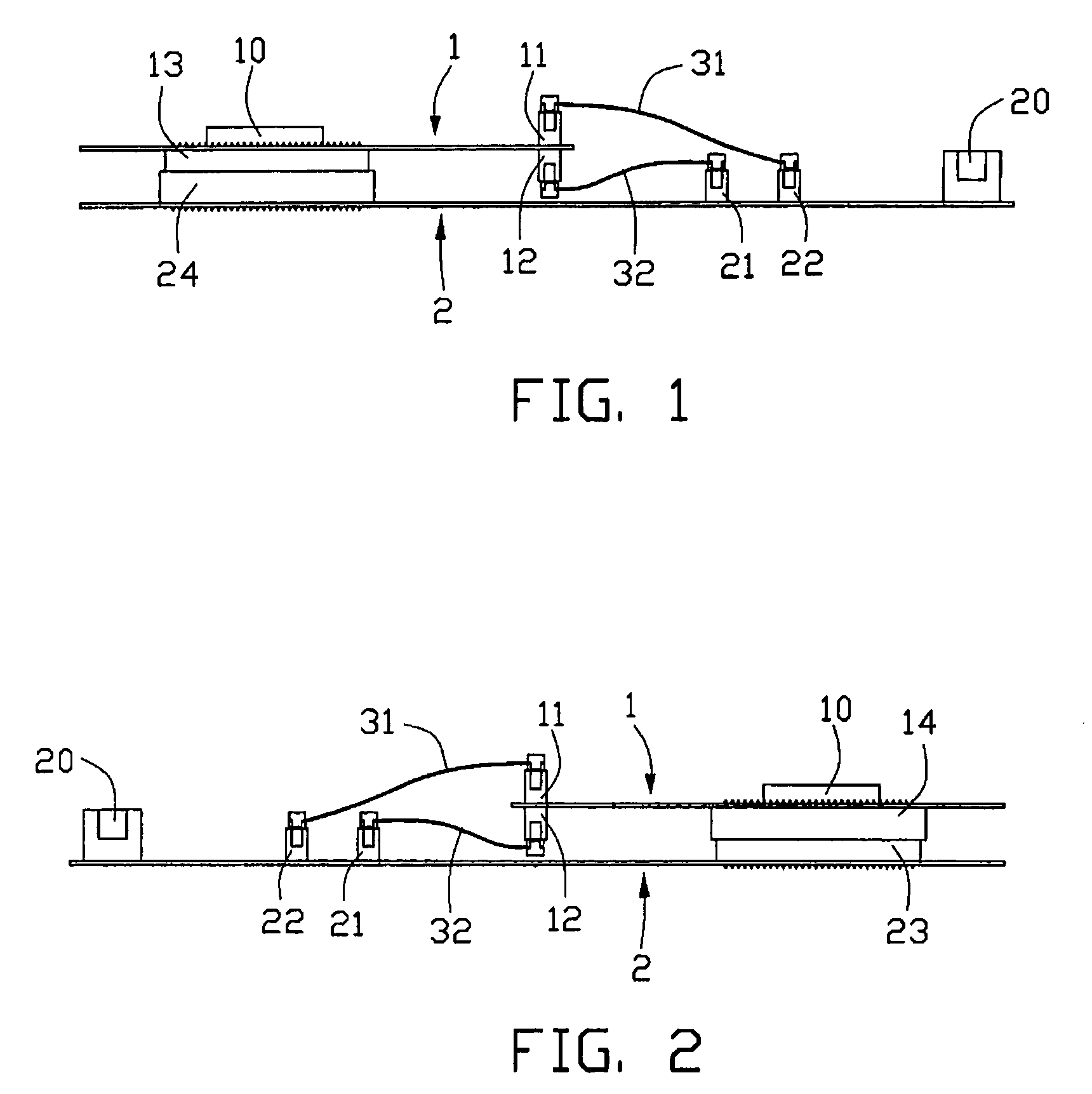 Expansible interface for modularized printed circuit boards