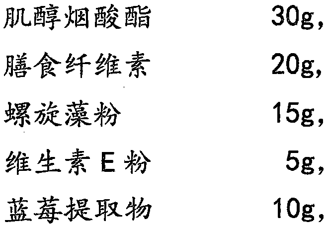 Inositol niacinate food nutrition enhancer and preparation method thereof