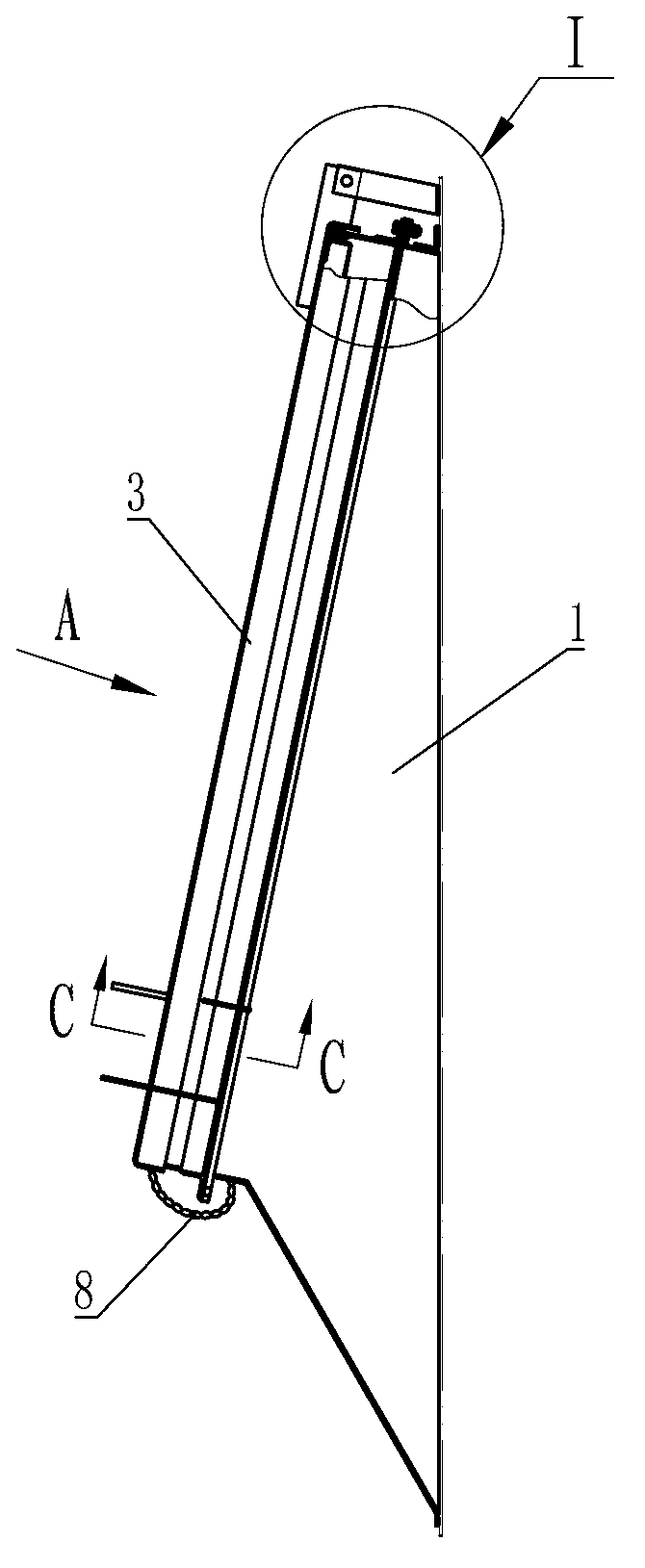 Gate type explosion-proof valve