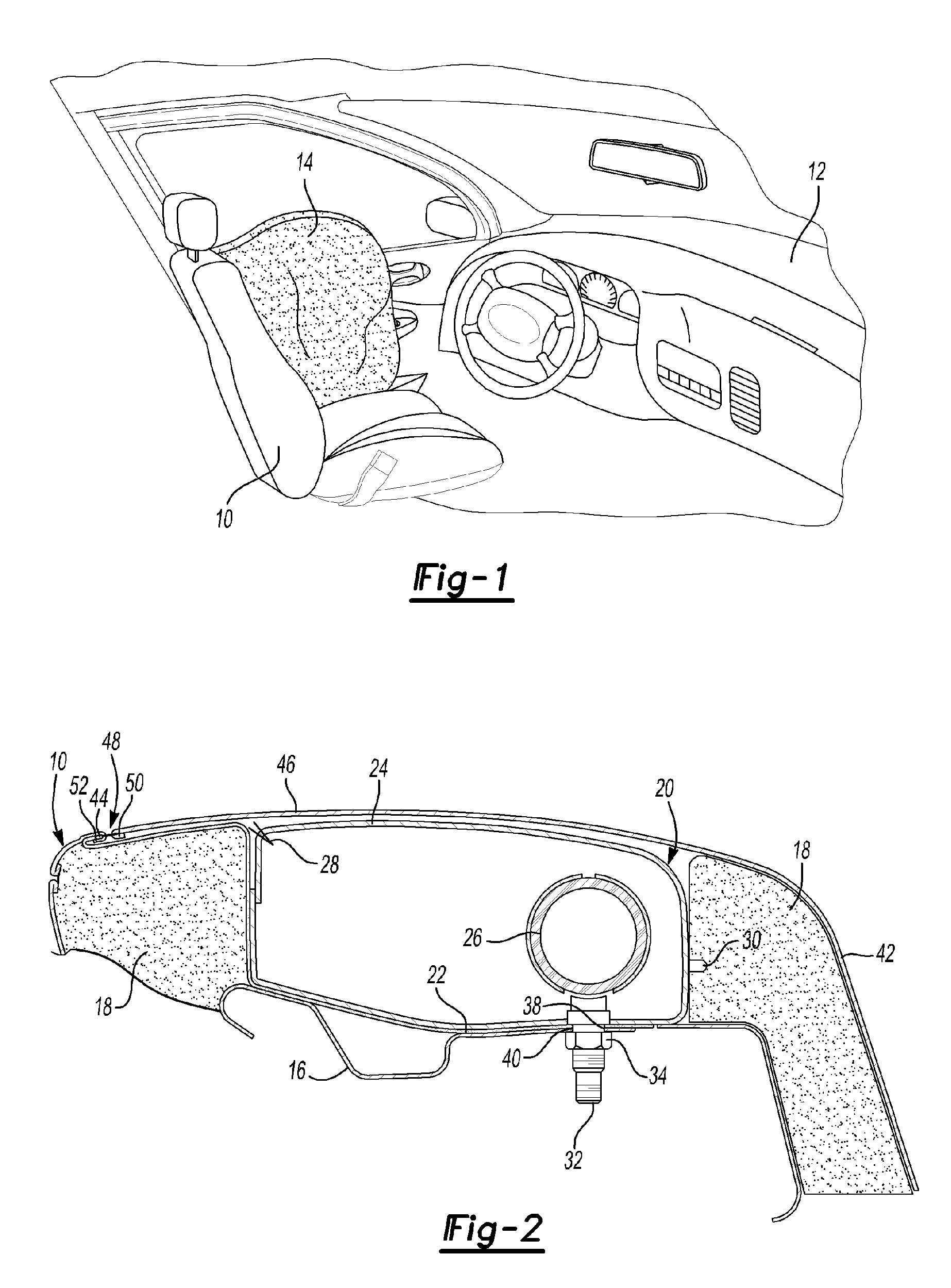 Vehicle seat side air bag system