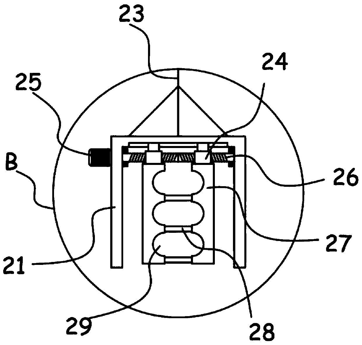 High-stability tower crane for pipes