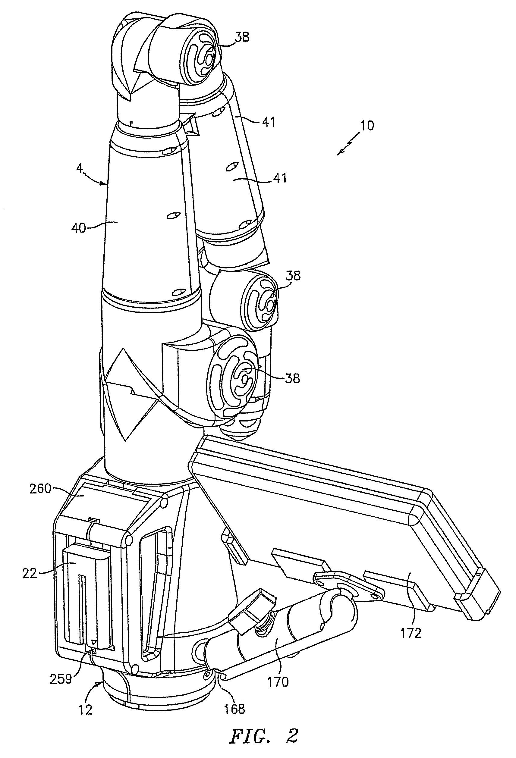 Portable coordinate measurement machine with integrated line laser scanner