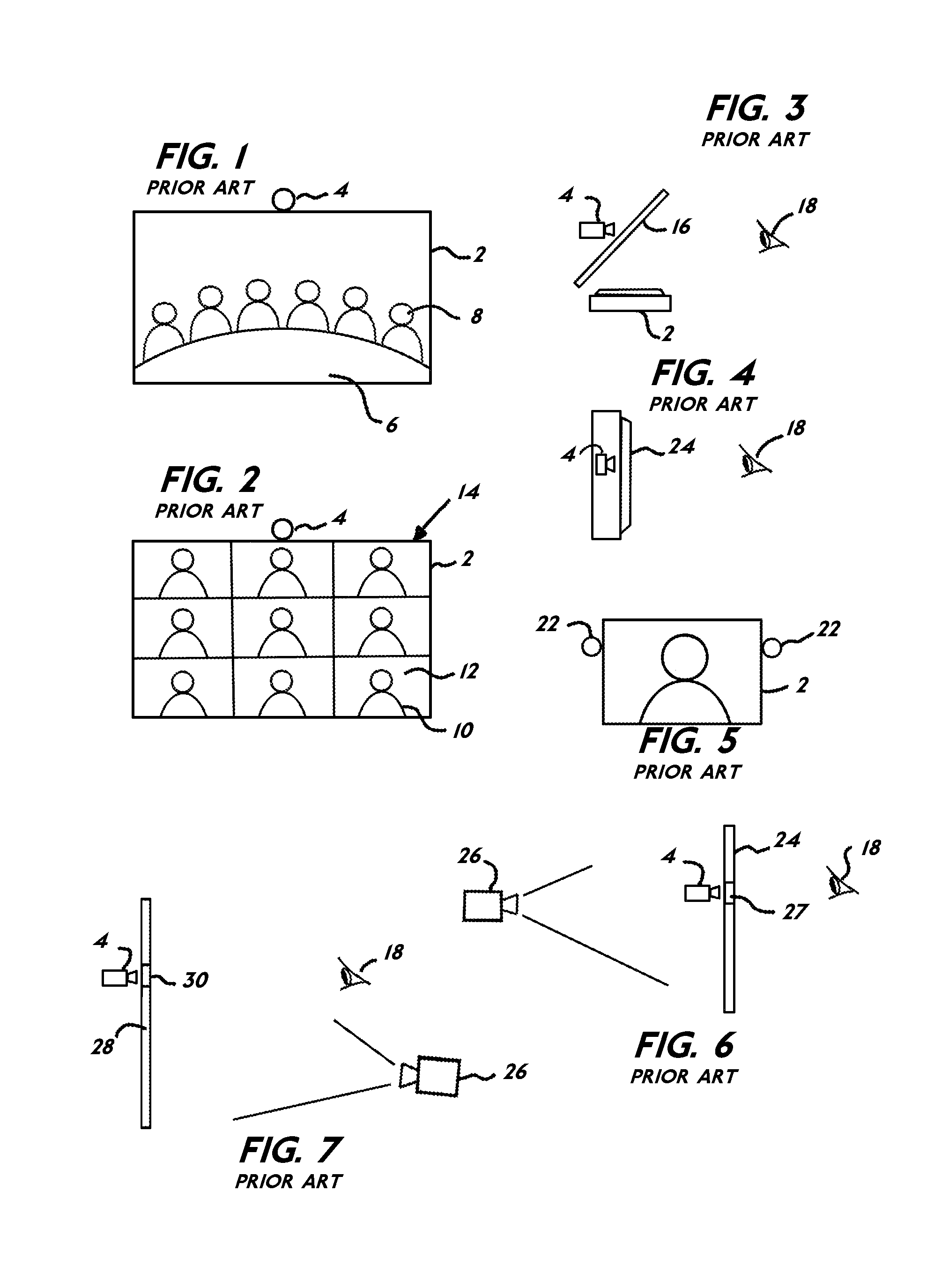 Telepresence eye contact display