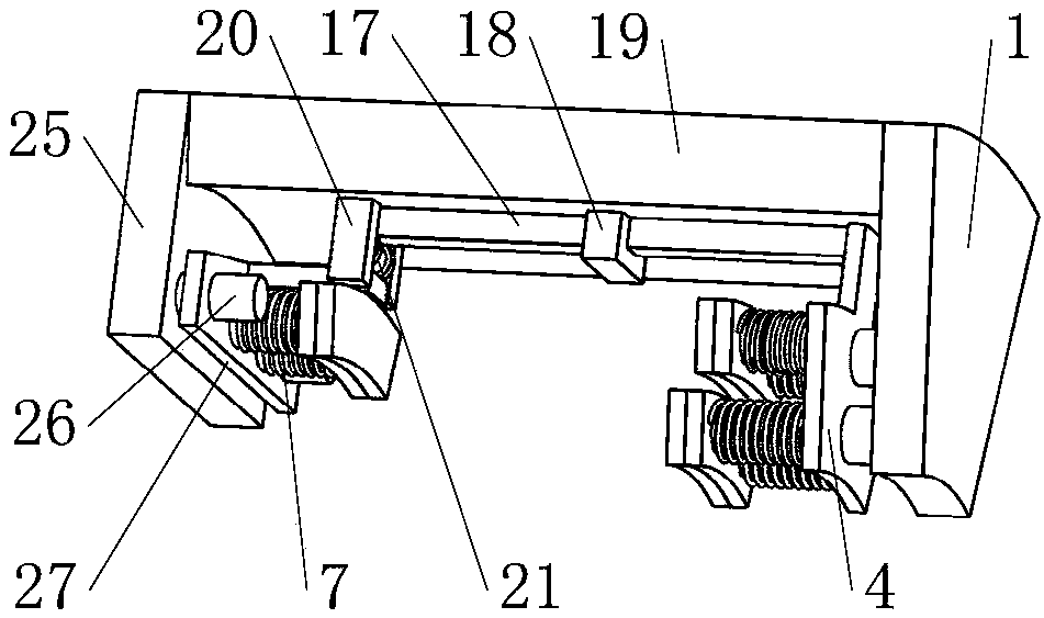 Double-sided progressive double brake system