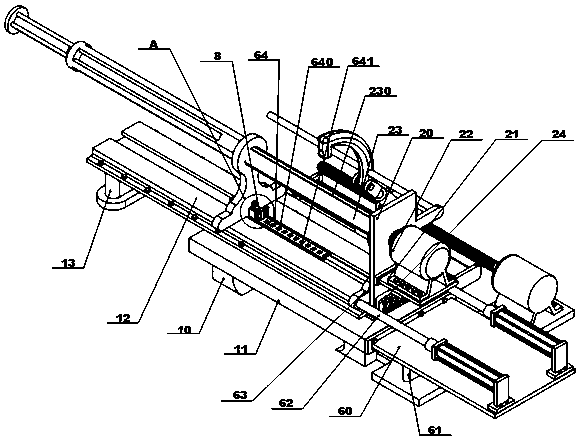 Wire-twisting-preventing coiling device for electrotechnical round aluminum rod