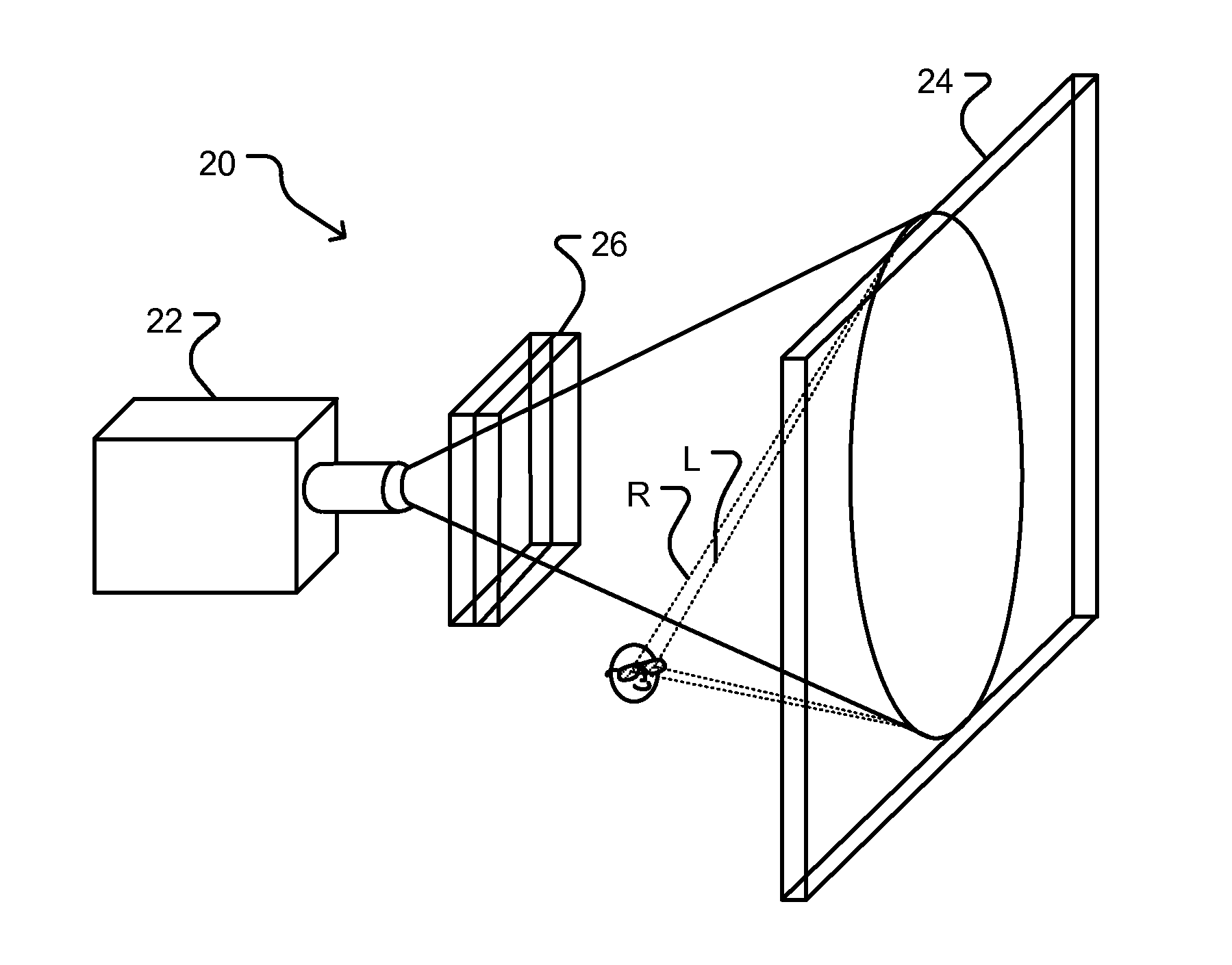 Method and Apparatus for Flicker Reduction and Contrast Enhancement in 3D Displays