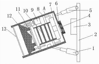 Efficient heat-dissipation LED (Light-Emitting Diode) stage lamp