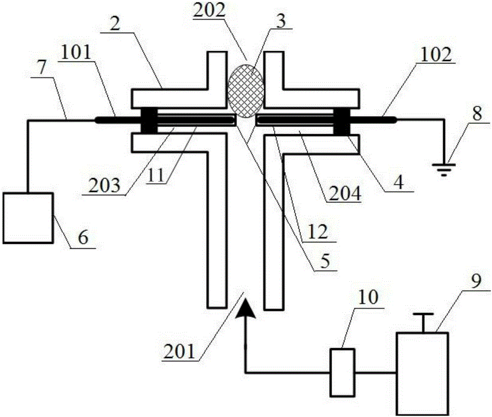 Sliding discharge reactor for ignition and combustion assistance