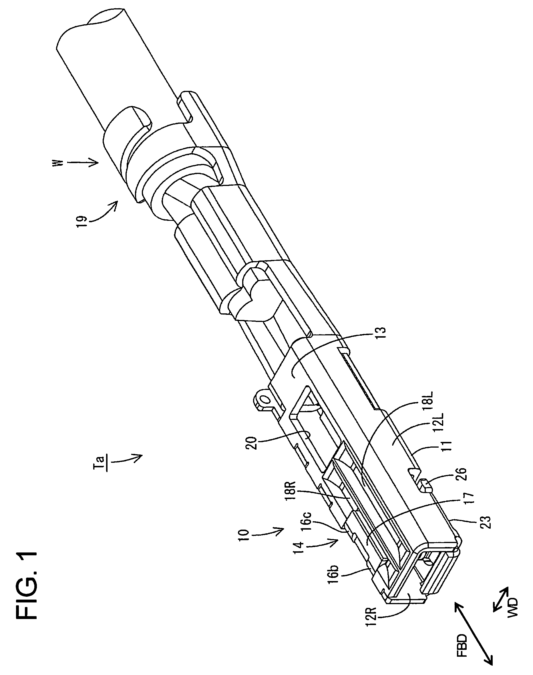 Terminal fitting with a resilient reinforcing piece