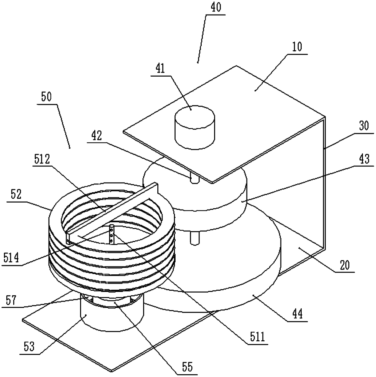 Device used for clearing honey