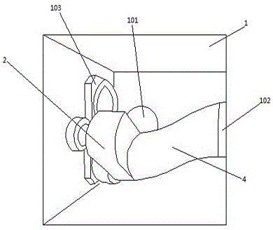 Oscillating type oil pressure wet spraying machine