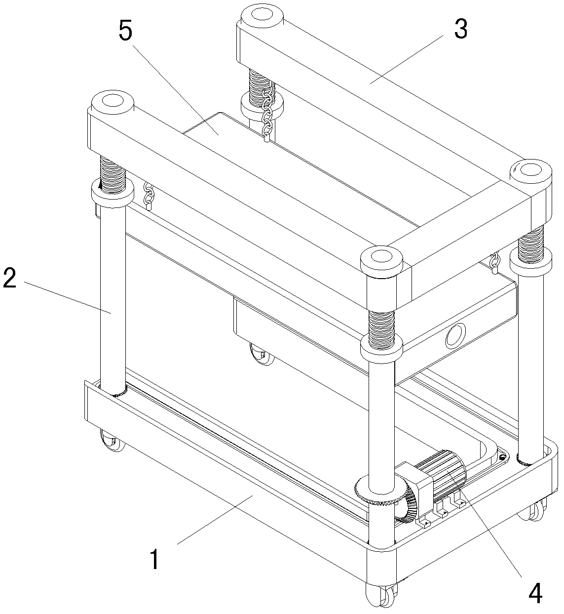 Device for transferring postoperative patient from operating table