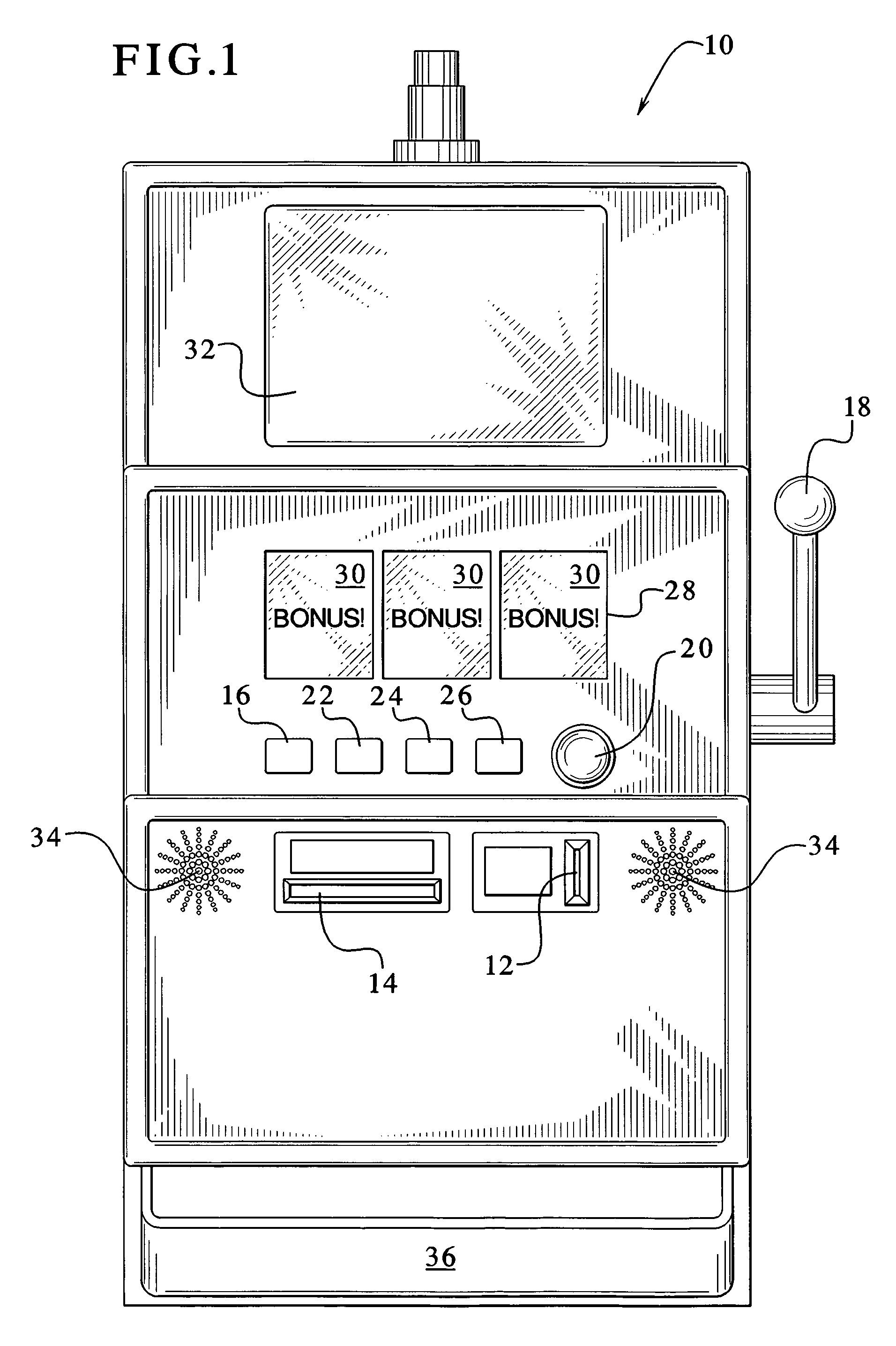 Gaming device having a multi-round bonus scheme wherein each round has a probability of success