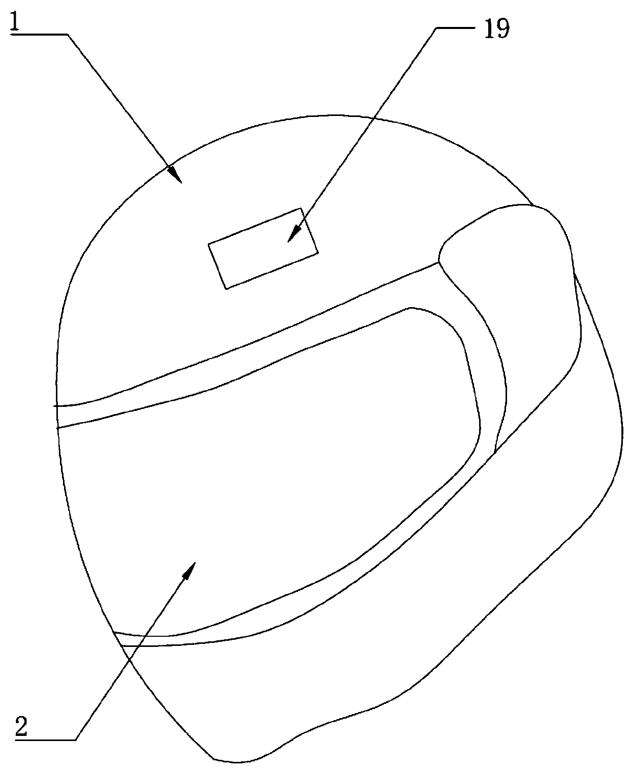 Visual emergency rescue helmet