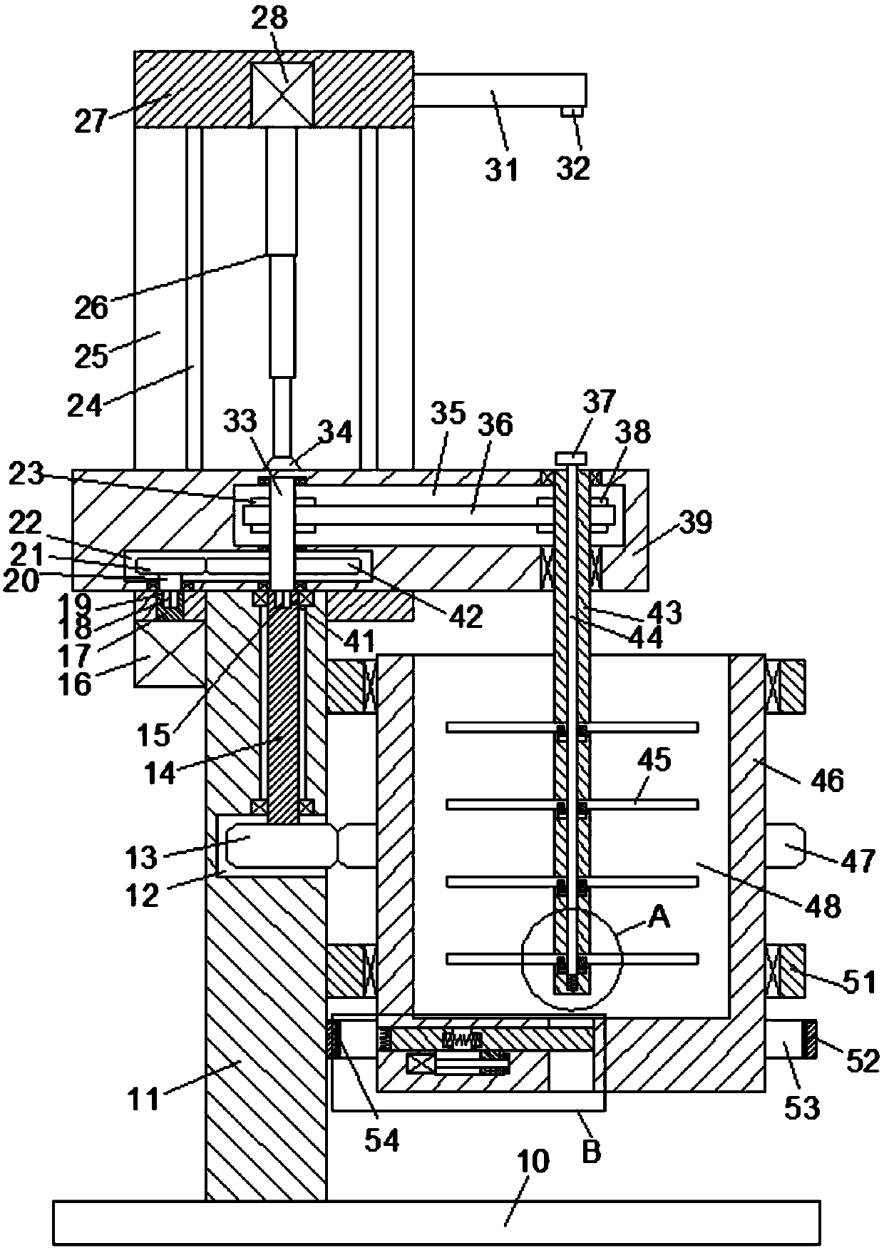 Multicomponent alloy type anticorrosive material device