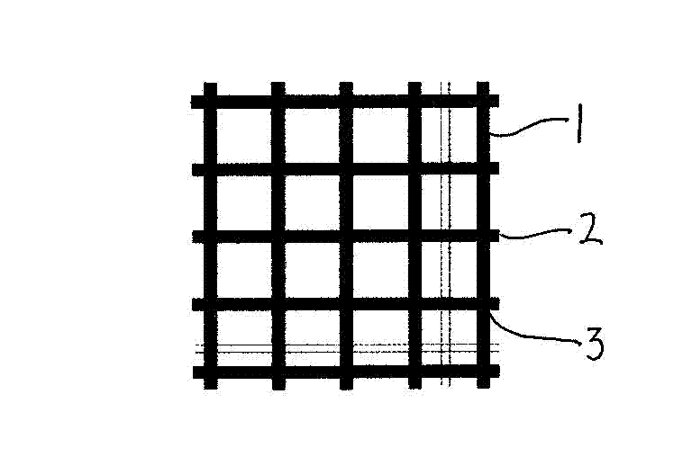 Preparation technology of high strength net false roof for underground coal mining