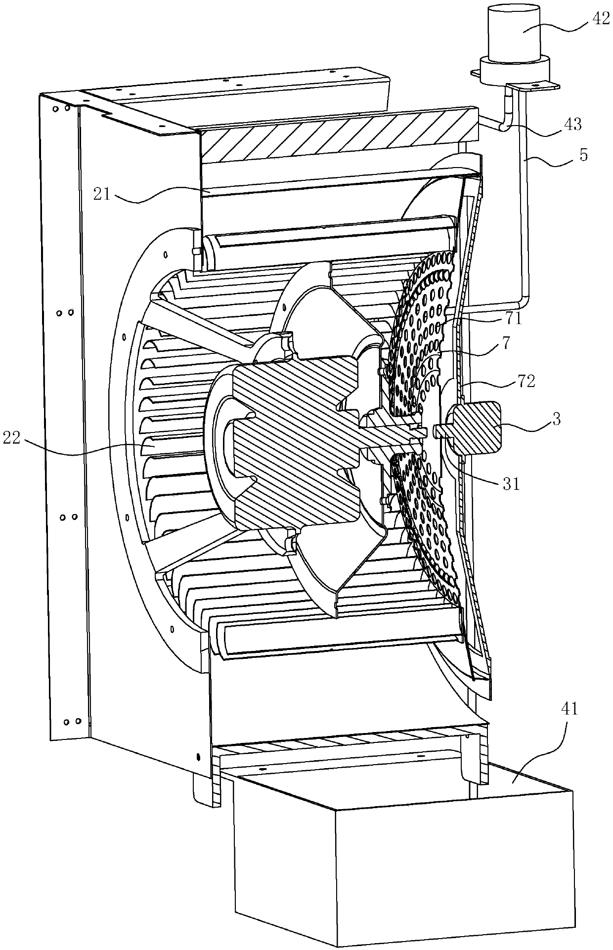 Range hood with self-cleaning function