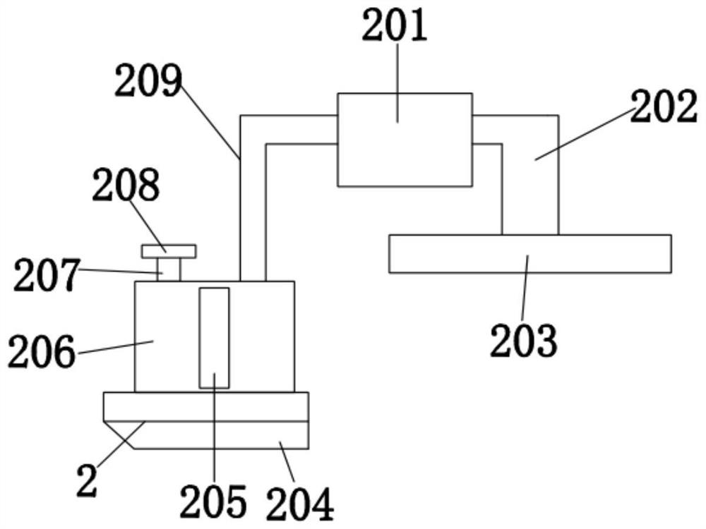 Medical ultrasonic probe disinfection device