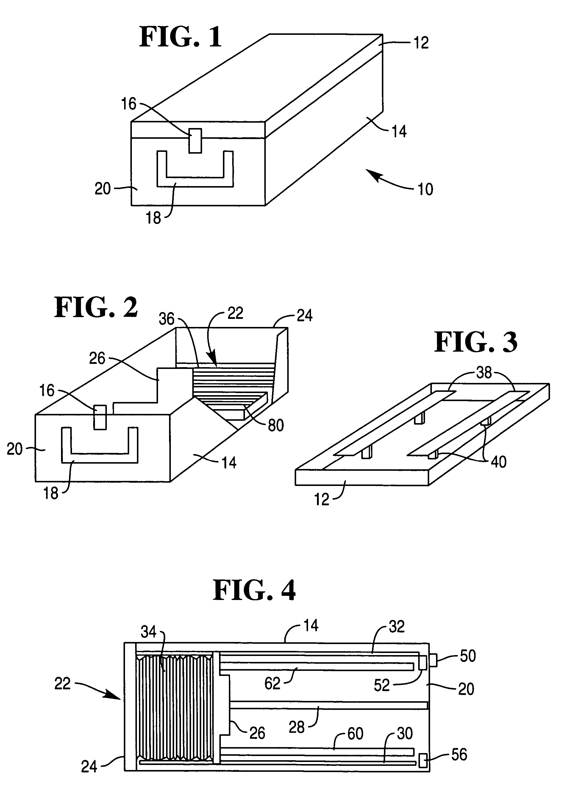 Media cassette pusher plate locking mechanism