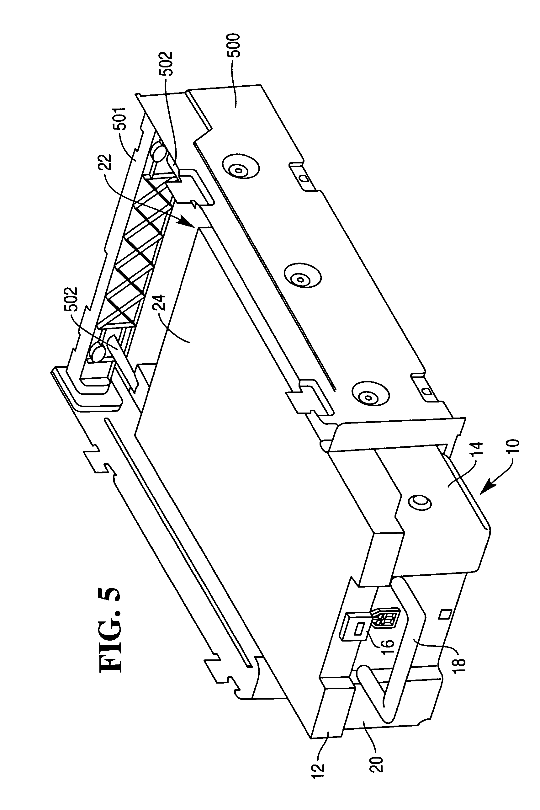 Media cassette pusher plate locking mechanism