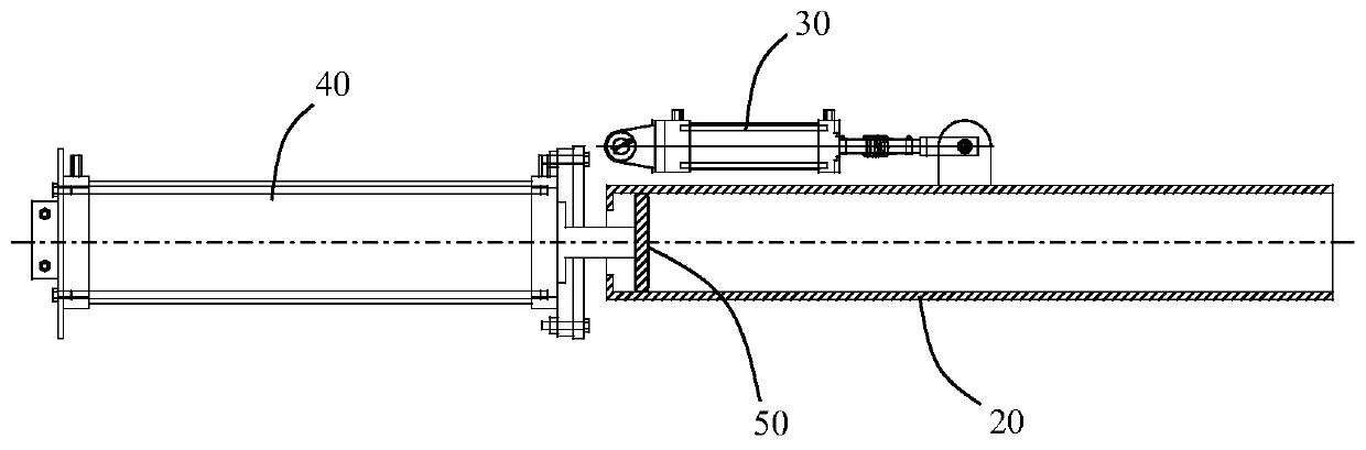 A plugging device for residual iron eye