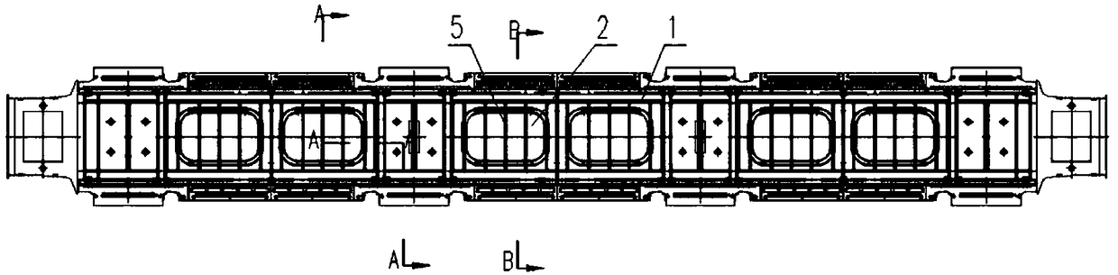 A rail vehicle integrated lamp