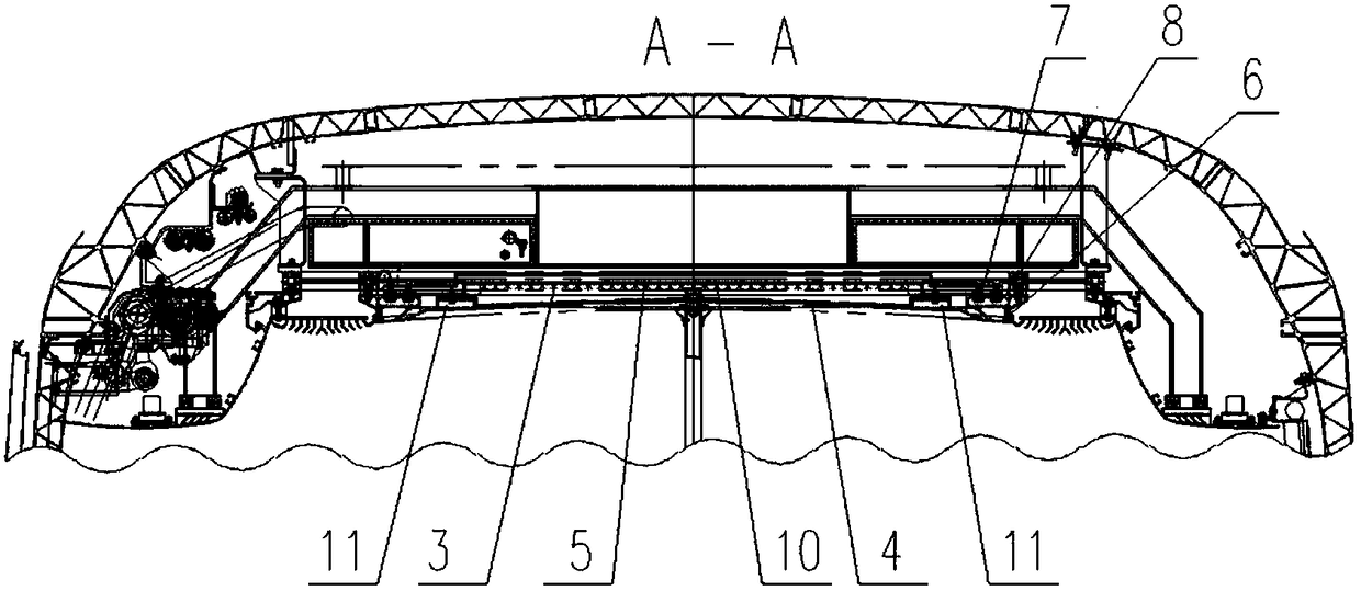 A rail vehicle integrated lamp