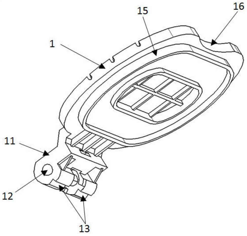 Dustproof device with self-locking and rebounding functions and charging device