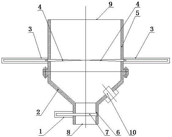 High-accuracy bulk particle bagging measuring hopper