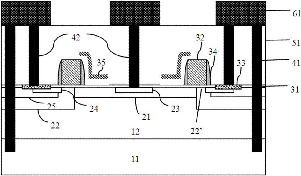 LDMOS device structure and manufacture method thereof