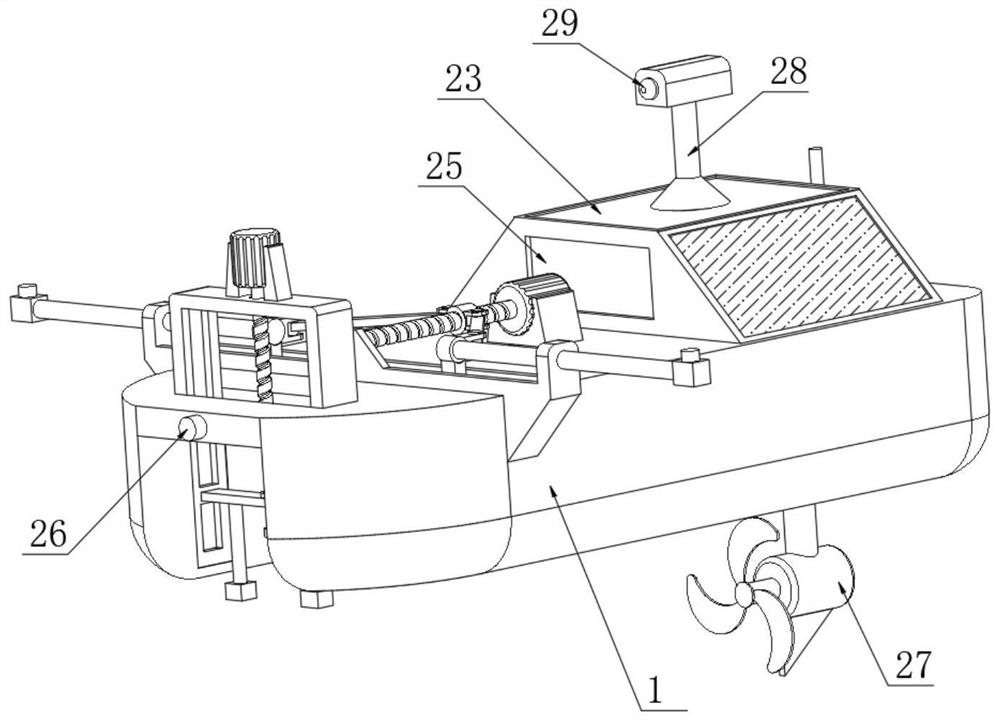 Device for measuring coverage of large aquatic plants