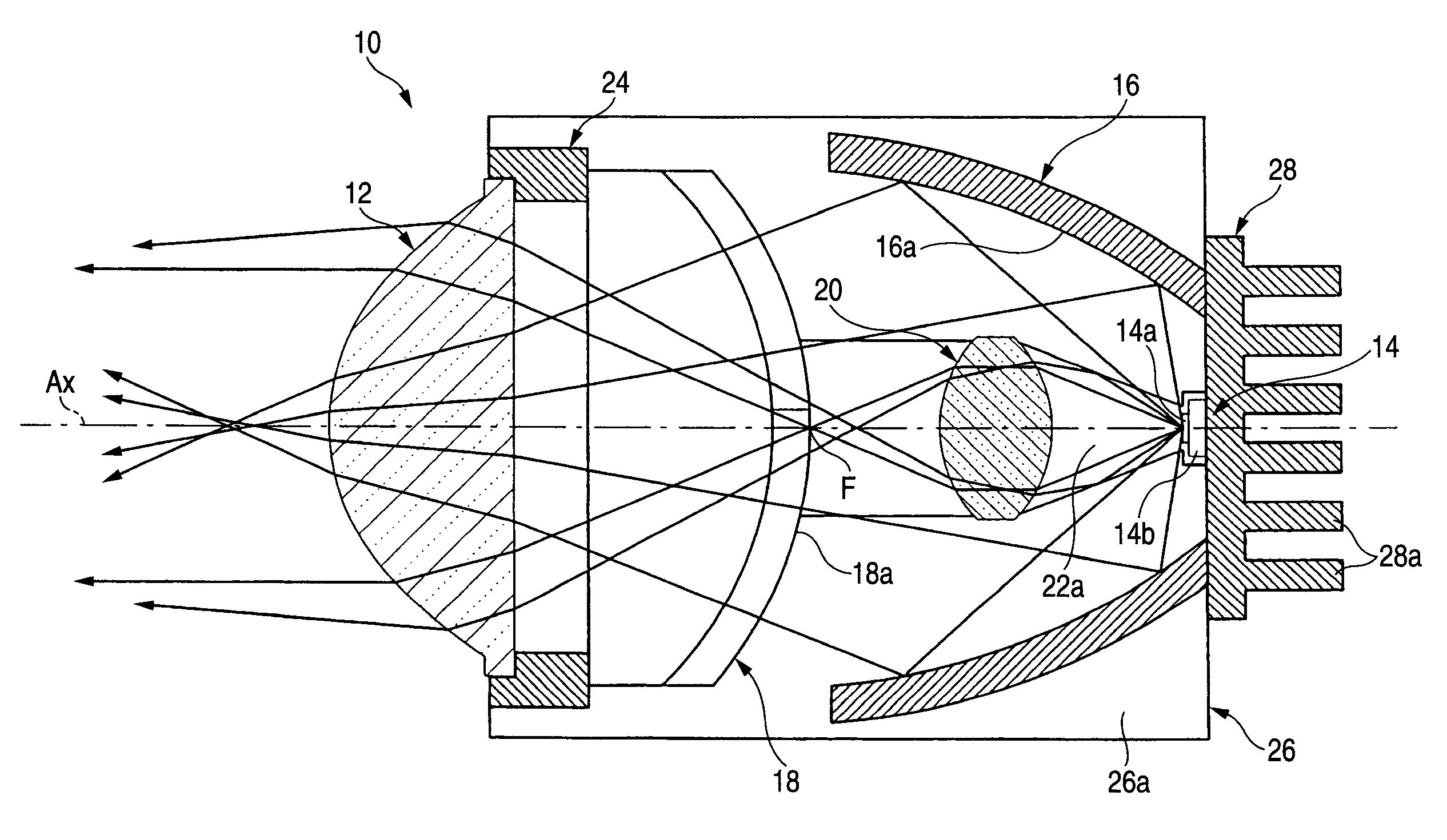 Lighting unit for vehicle headlamp