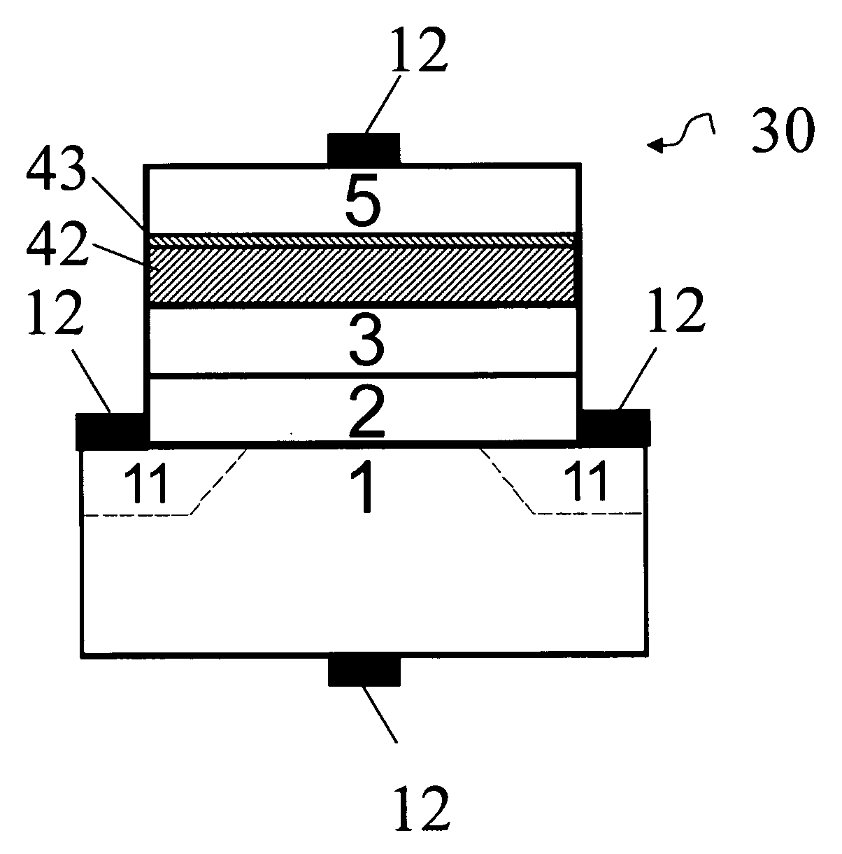 Non-Volatile Memory Device with Improved Immunity to Erase Saturation and Method for Manufacturing Same