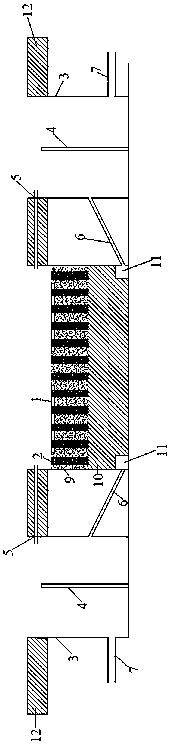 Road rapid infiltration and water storage green belt