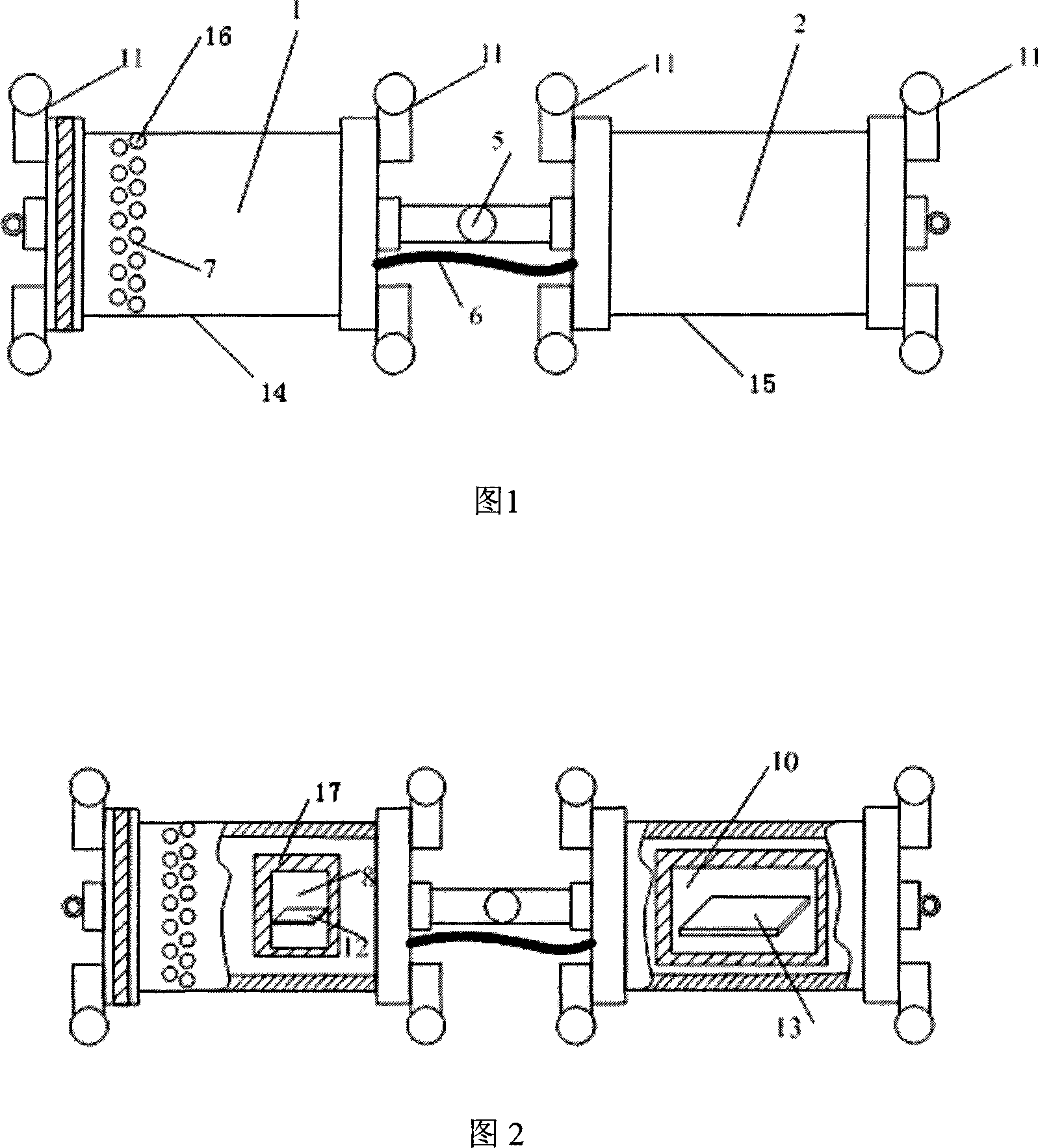 Pipe data collection and memory detecting device