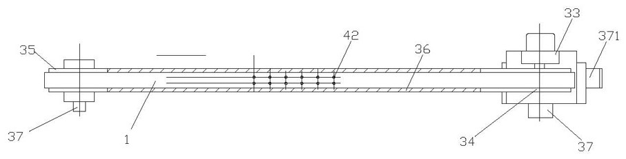 Brush synchronous belt, belt body drilling device and processing method of brush synchronous belt