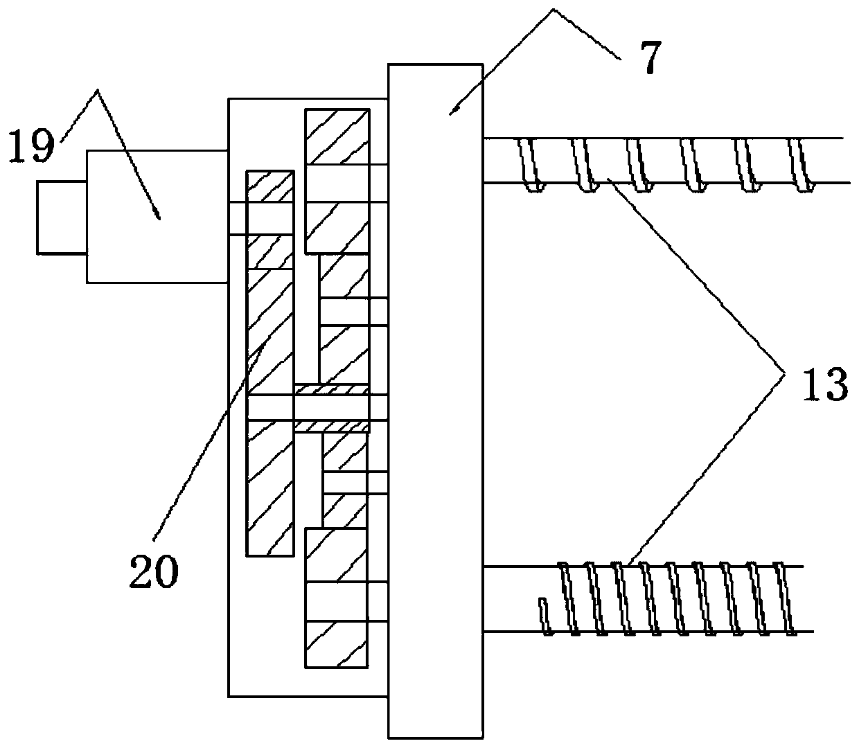 Double-station anchor cable static tensile mechanical property test device