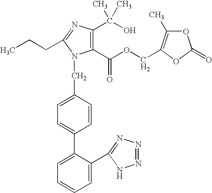 Solid Dosage Form of Olmesartan Medoxomil And Amlodipine