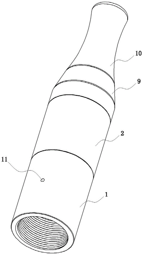 Light source heating atomizer and electronic cigarette employing same