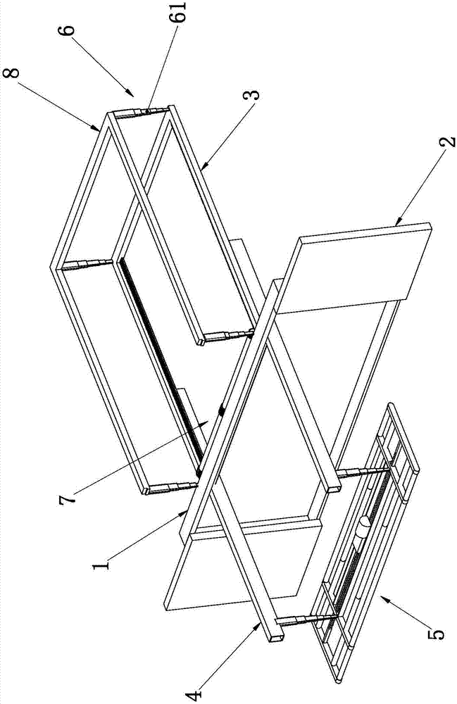 Full-automatic clothes airing system in balcony