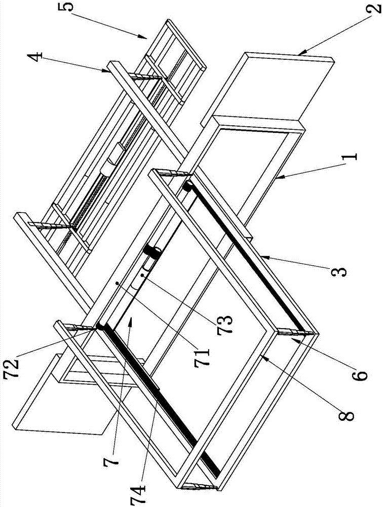 Full-automatic clothes airing system in balcony