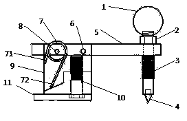 Fixed window breaking escape device