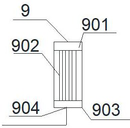 Efficient waste gas treatment system and process