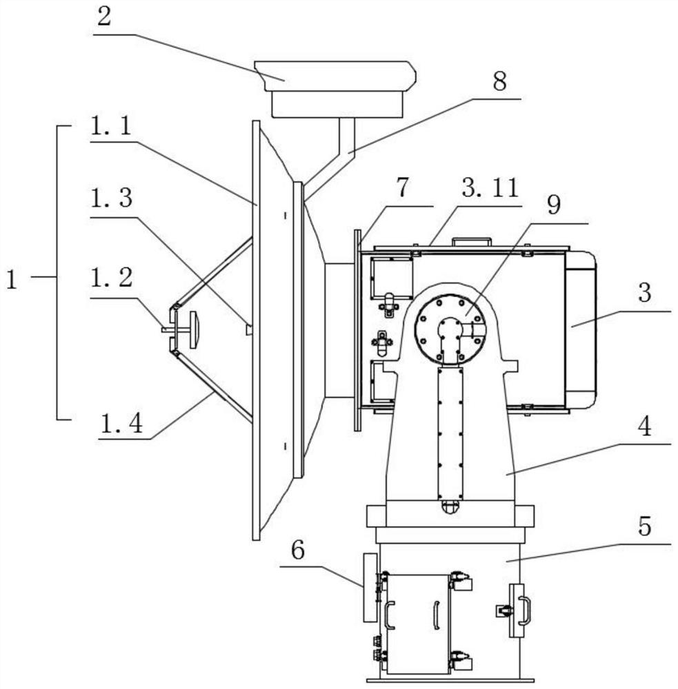 Wide-area real-time mountain fire monitoring device for power grid based on multi-spectral thermal energy monitoring radar